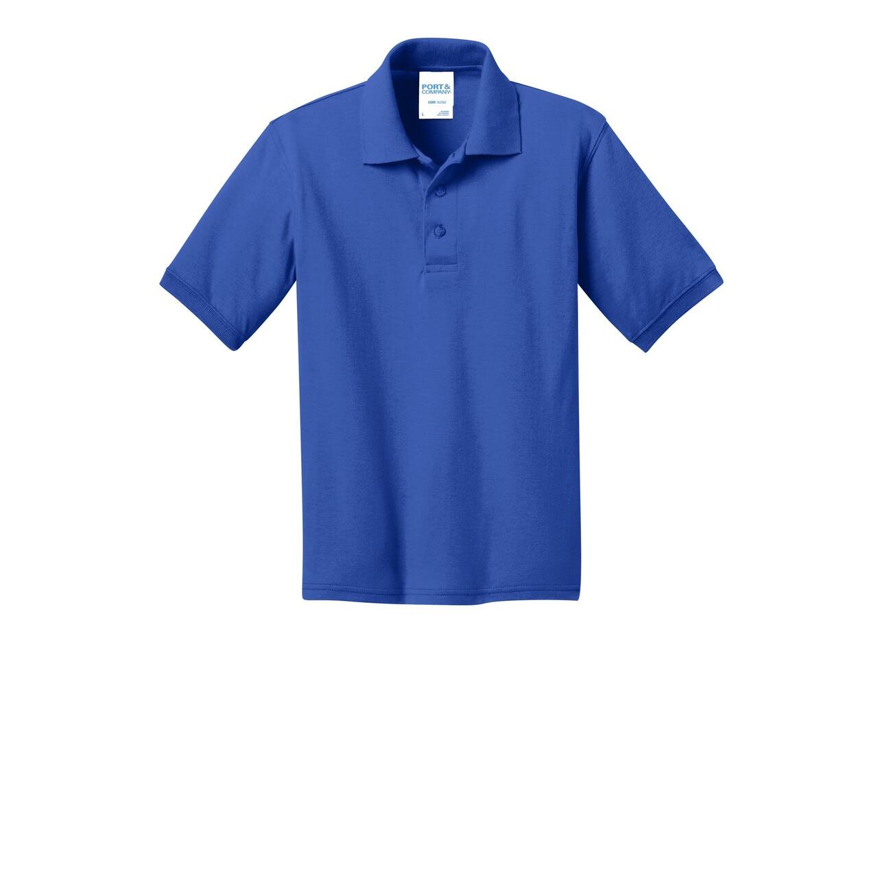 Port & Company® Youth Core Blend Jersey Knit Polo